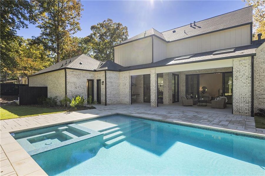 Exterior details and patio area of a home in , Alpharetta (Image 32).