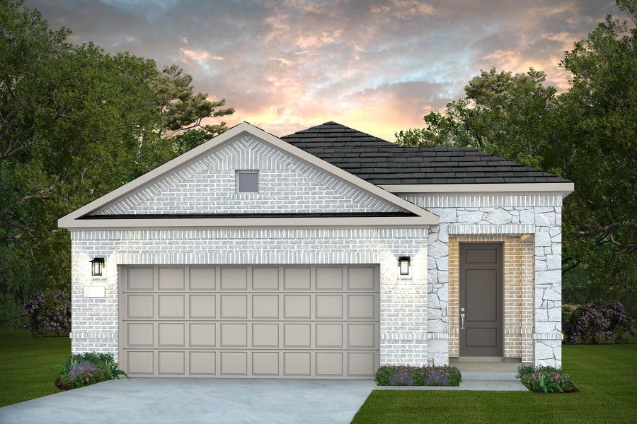 Representative exterior photo of a completed home built from the Hallmark by Del Webb in Sun City Texas, Georgetown, TX (Image 29). Representative exterior photo of a completed home built from the Hallmark by Del Webb in Sun City Texas, Georgetown, TX (Image 29).