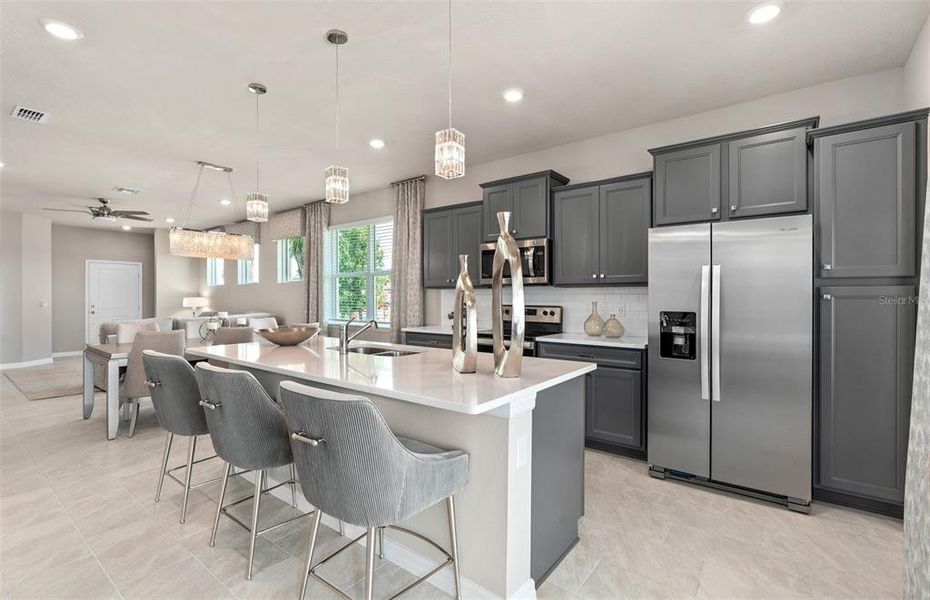 Furnished interior view inside a new home in Windsor Cay Resort, Clermont (Image 14).