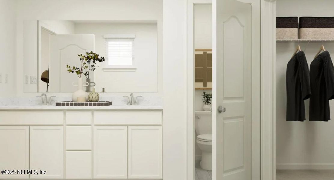 Furnished interior view inside a new home in Avalon Woods, Jacksonville (Image 9).