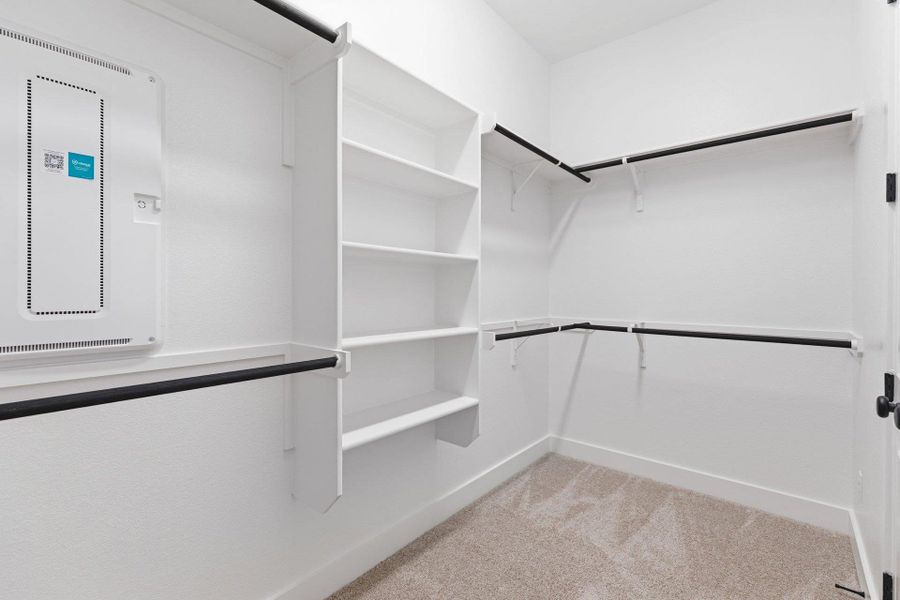 Walk-in closet in Primary Bedroom