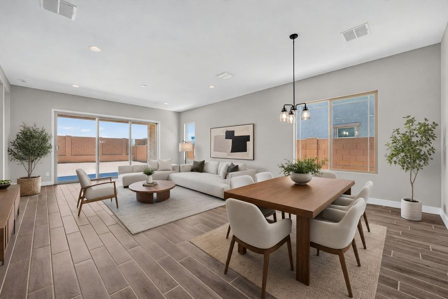 Furnished interior view inside a new home in Legado, Queen Creek (Image 6).
