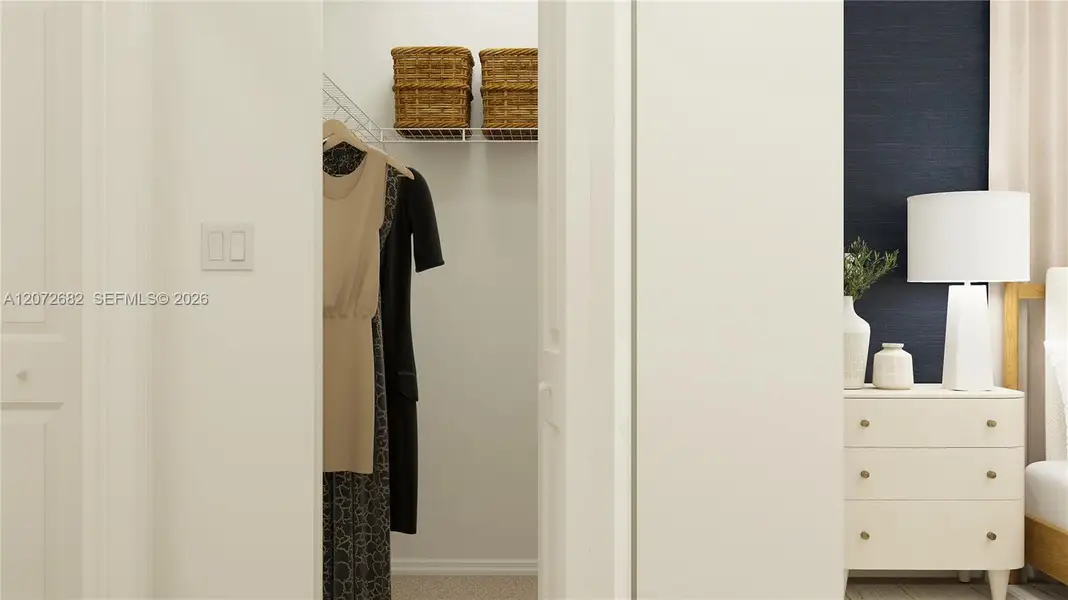 Furnished interior view inside a new home in Luminara, Miami (Image 6).