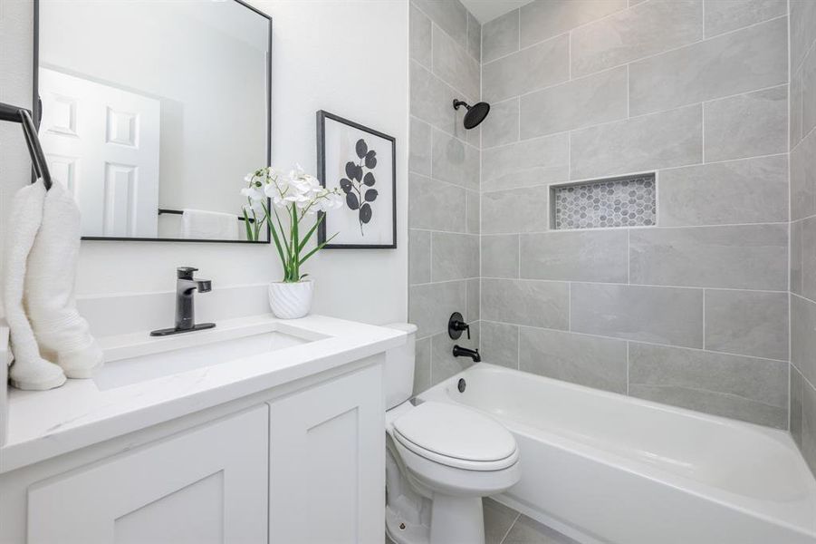 Furnished interior view inside a new home in , Farmersville (Image 38).