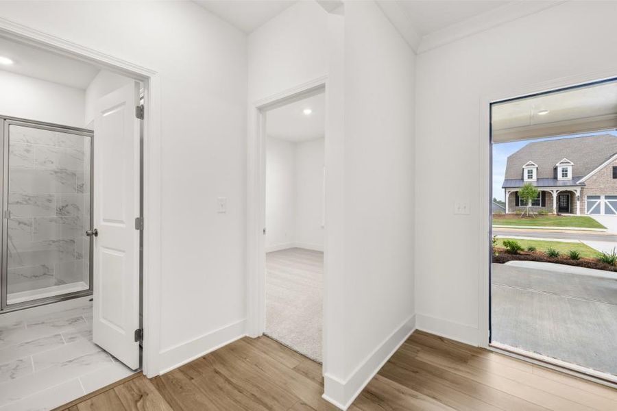 Spacious, unfurnished interior of a new home in The Court at Gainesville Township, Gainesville (Image 19).