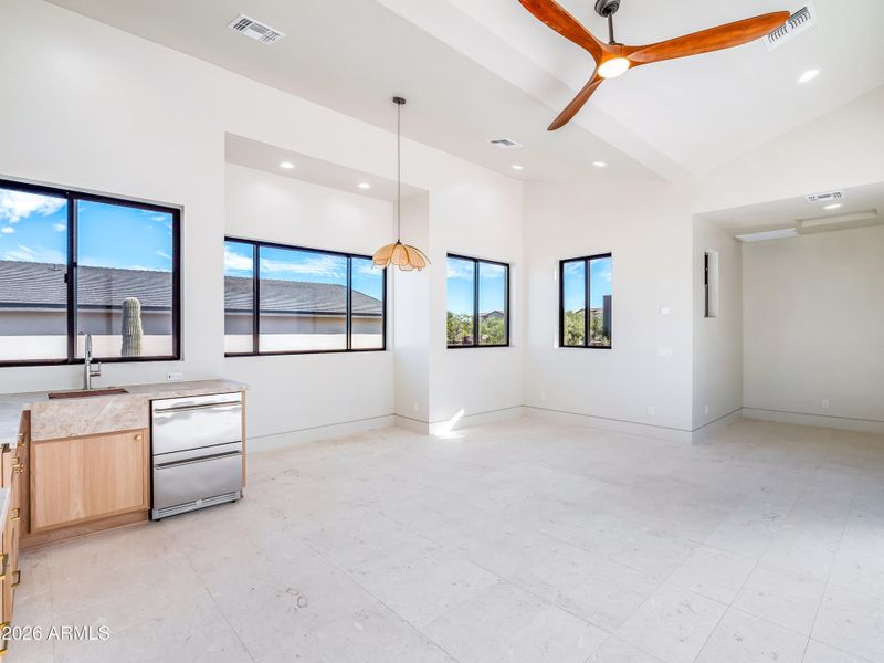 Inside the guest house Inside the guest house