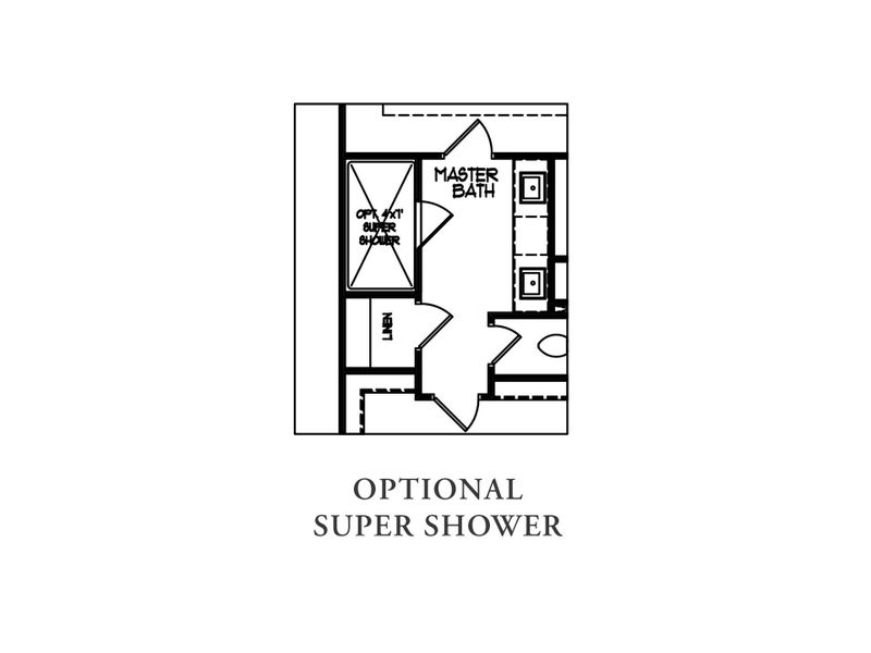 2D floor plan layout for the The Creekwood by Walker Anderson Homes in Hemingway, Flowery Branch, GA (Image 7). 2D floor plan layout for the The Creekwood by Walker Anderson Homes in Hemingway, Flowery Branch, GA (Image 7).