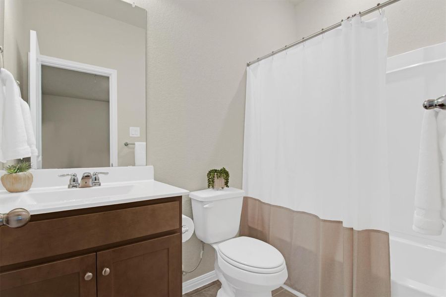 Furnished interior view inside a new home in Lariat, Liberty Hill (Image 4).