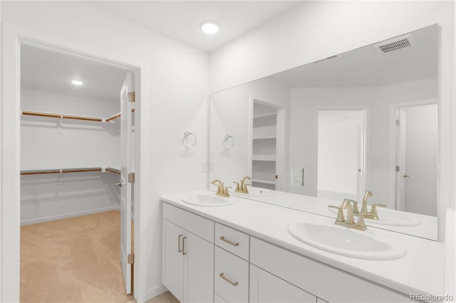 Furnished interior view inside a new home in , Colorado Springs (Image 12).