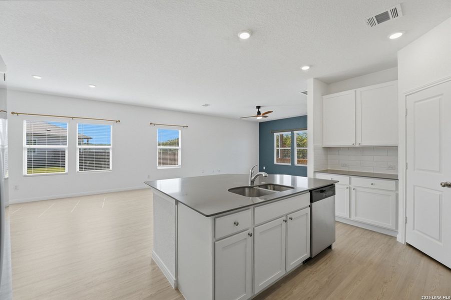 Furnished interior view inside a new home in Guadalupe Heights, Seguin (Image 5).