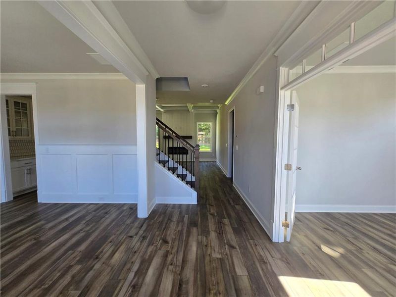 Spacious, unfurnished interior of a new home in Enclave at Logan Point, Loganville (Image 30). Spacious, unfurnished interior of a new home in Enclave at Logan Point, Loganville (Image 30).
