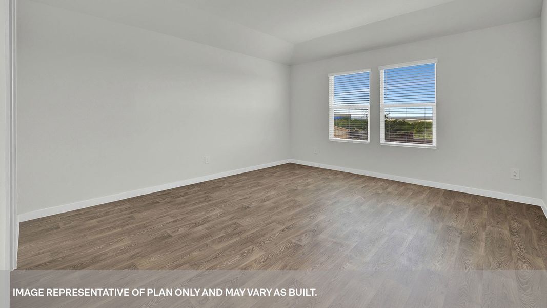 Representative unfurnished interior of a home built from the The Caroline by D.R. Horton in Mayfair, New Braunfels (Image 15).
