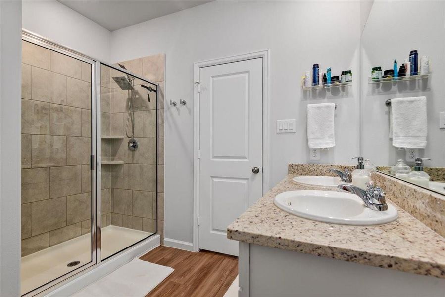 Furnished interior view inside a new home in , Montgomery (Image 18). Furnished interior view inside a new home in , Montgomery (Image 18).