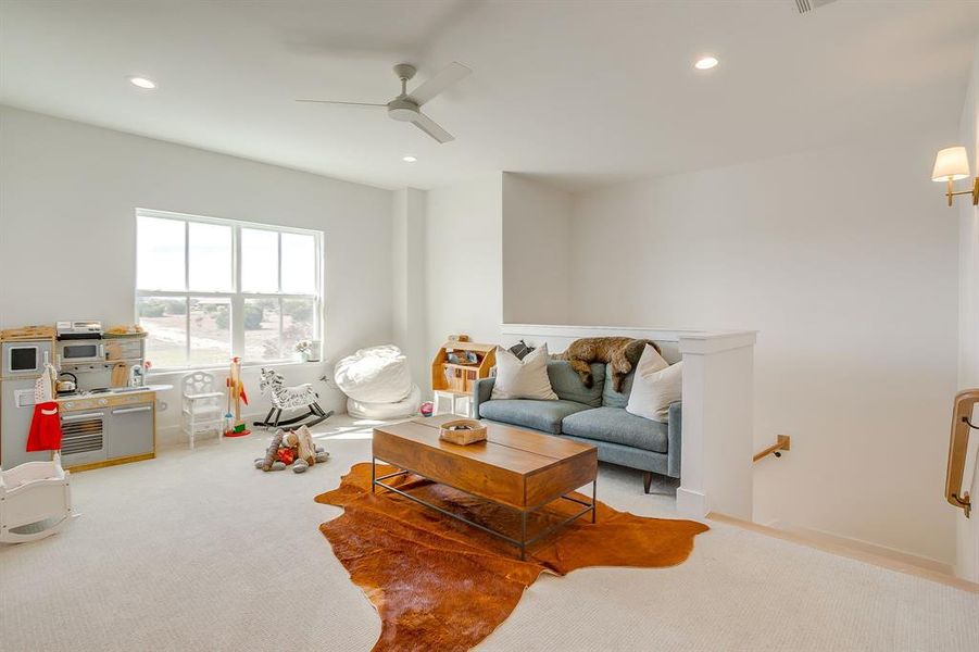 Furnished interior view inside a new home in , Aledo (Image 25).