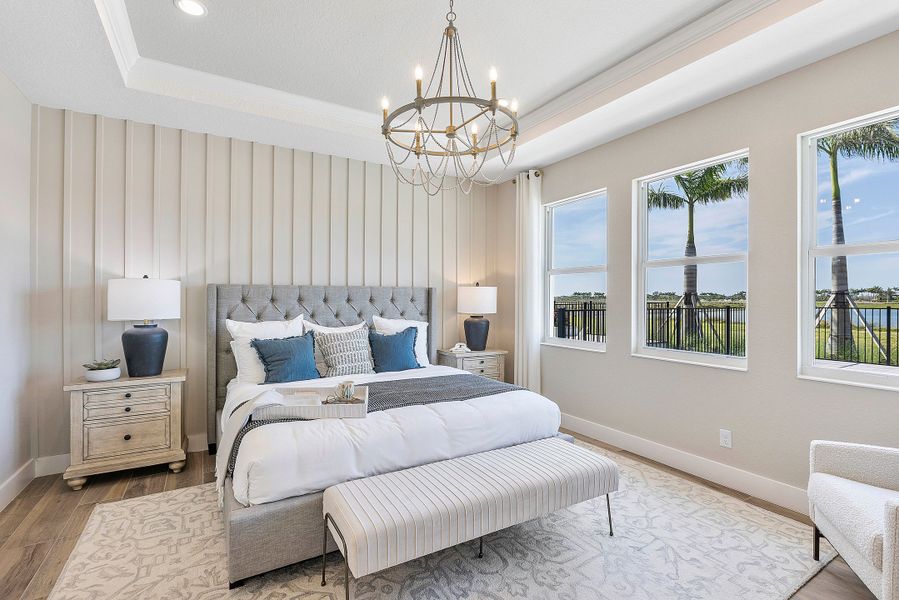 Representative furnished interior of a home built from the Charlotte by William Ryan Homes in The Sanctuary – Royal Collection, Punta Gorda (Image 37). Representative furnished interior of a home built from the Charlotte by William Ryan Homes in The Sanctuary – Royal Collection, Punta Gorda (Image 37).