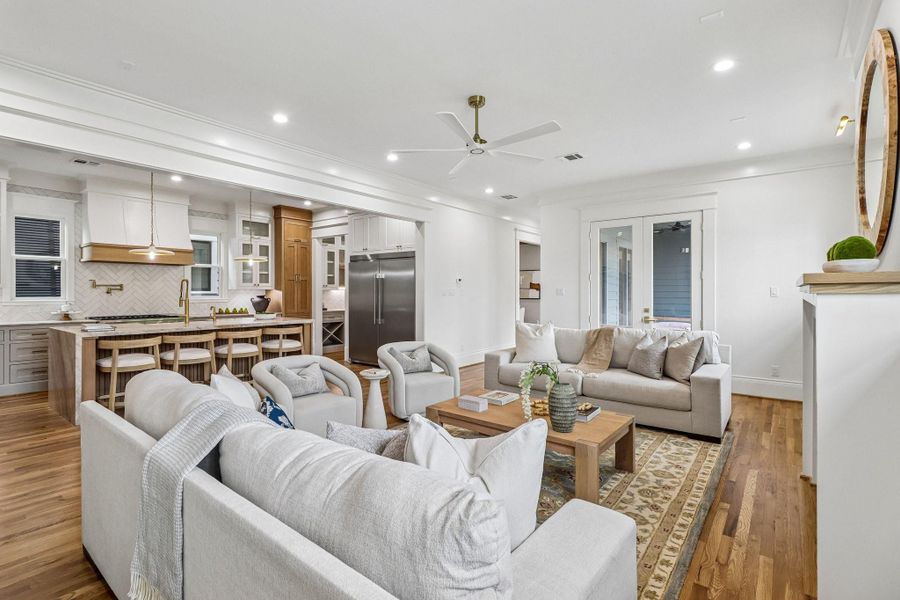 Furnished interior view inside a new home in , Houston (Image 31).