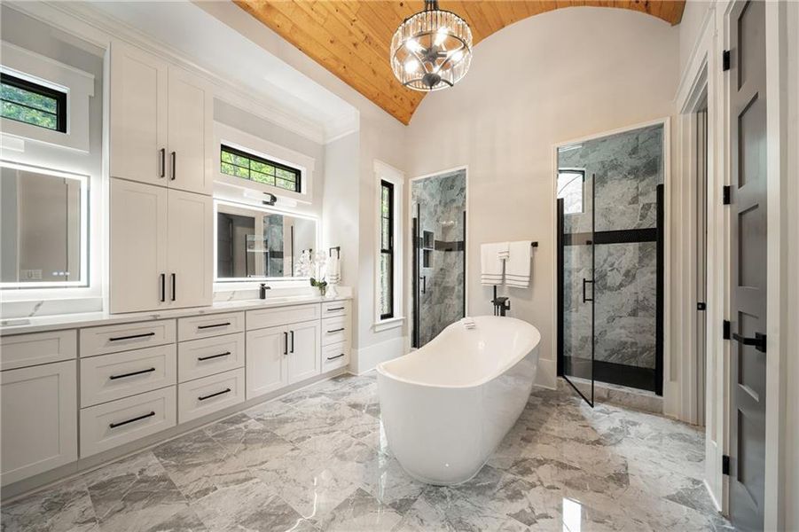 Furnished interior view inside a new home in , Dawsonville (Image 10).