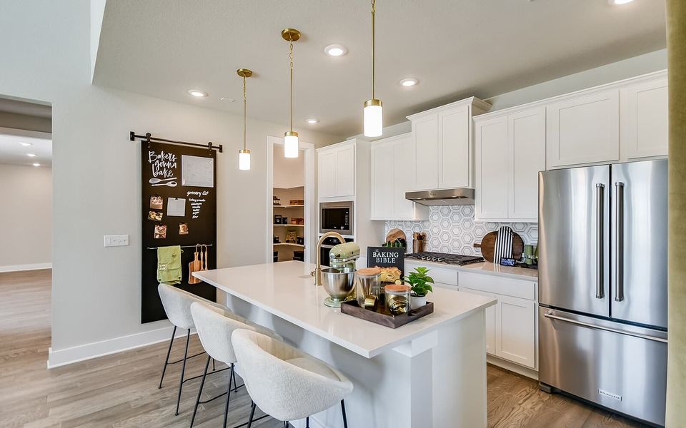 Furnished interior view inside a new home in Easton Park, Austin (Image 9).