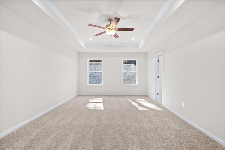 Spacious, unfurnished interior of a new home in The Village at Shallowford, Kennesaw (Image 27).