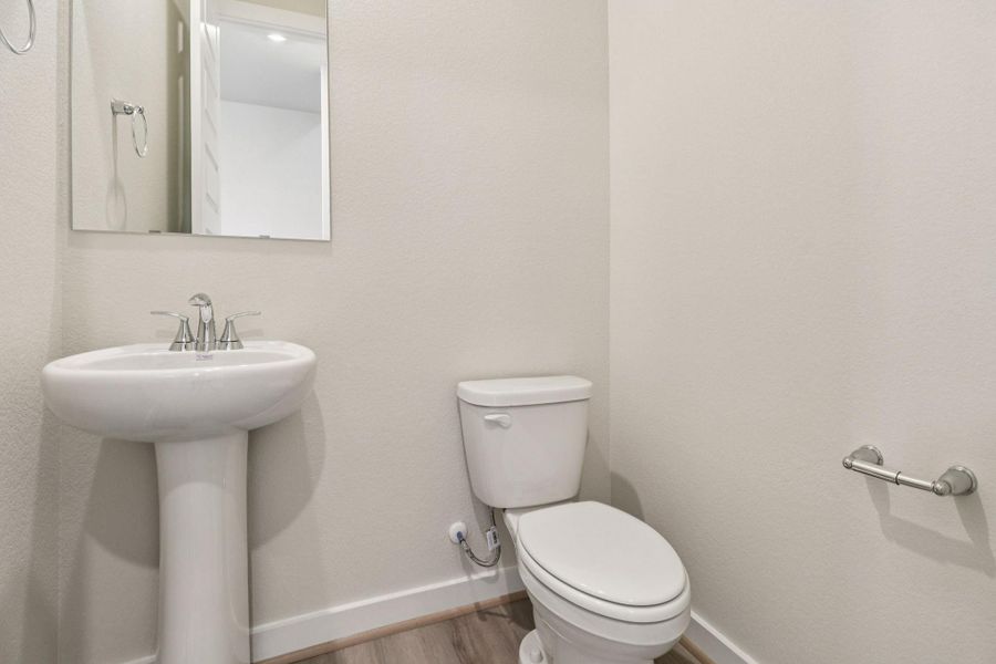 Photo is not of the actual home, but is an inspirational photo of builder’s model home and may depict options, furnishings, and/or decorator features that are not included