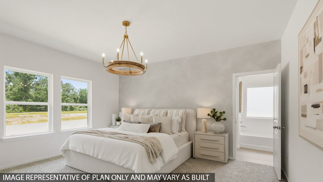 Furnished interior view inside a new home in Medina, Dayton (Image 11).