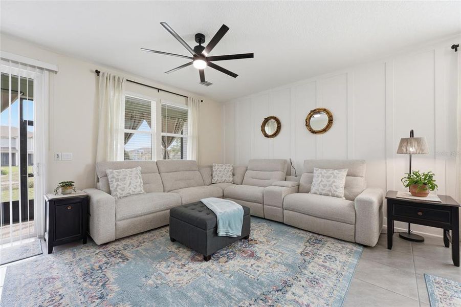 Furnished interior view inside a new home in , Palm Coast (Image 47).
