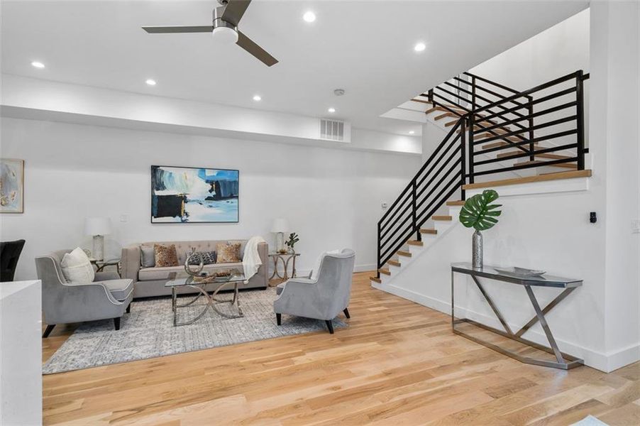 Furnished interior view inside a new home in , Atlanta (Image 32). Furnished interior view inside a new home in , Atlanta (Image 32).