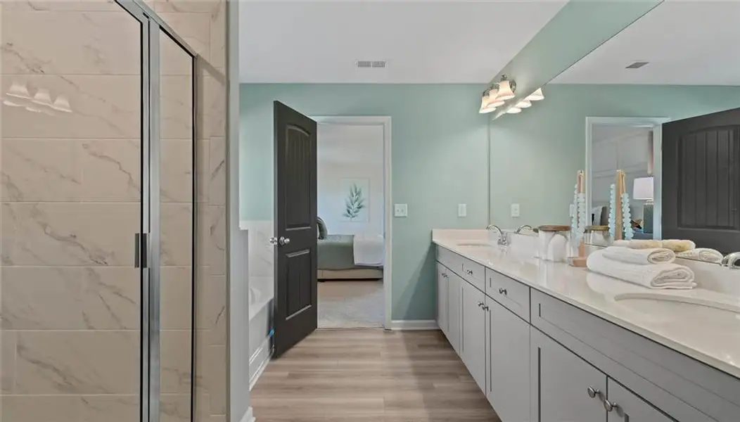 Furnished interior view inside a new home in Adagio, Dacula (Image 17).