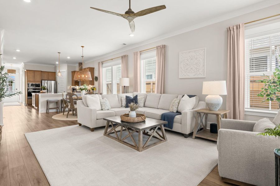 Furnished interior view inside a new home in Midtown at Nexton, Summerville (Image 13).
