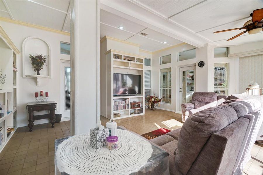 Furnished interior view inside a new home in , Powderly (Image 12).