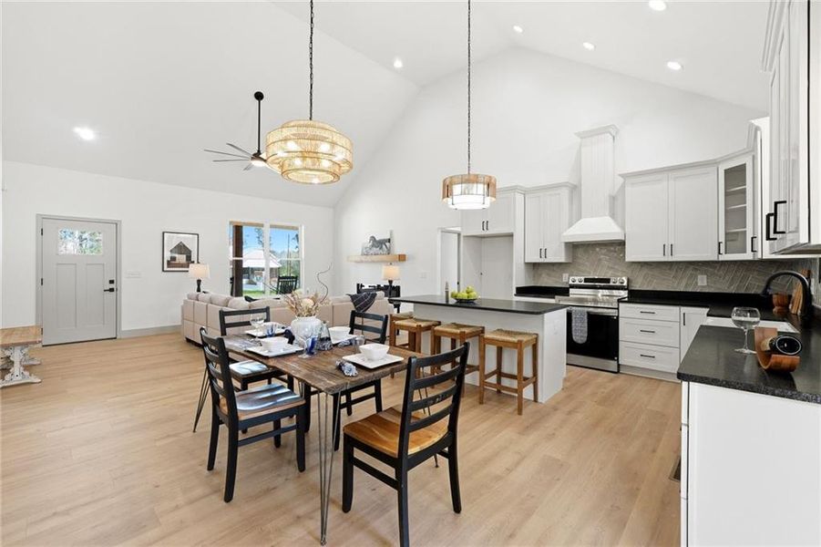 Furnished interior view inside a new home in , Resaca (Image 8). Furnished interior view inside a new home in , Resaca (Image 8).