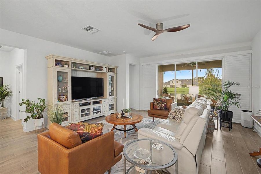 Furnished interior view inside a new home in Mirada Active Adult, San Antonio (Image 7). Furnished interior view inside a new home in Mirada Active Adult, San Antonio (Image 7).