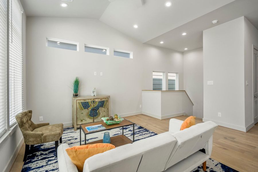 Furnished interior view inside a new home in , Houston (Image 7).