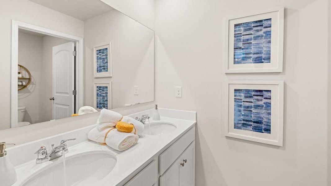 Furnished interior view inside a new home in Thompson Ridge, Dallas (Image 23).