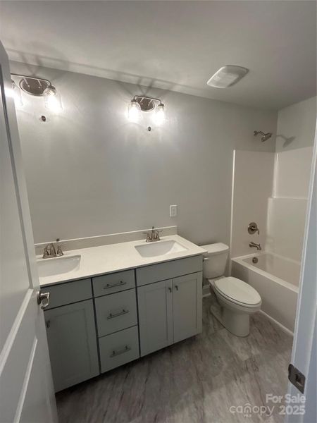 Furnished interior view inside a new home in Crystal Village, Albemarle (Image 2). Furnished interior view inside a new home in Crystal Village, Albemarle (Image 2).