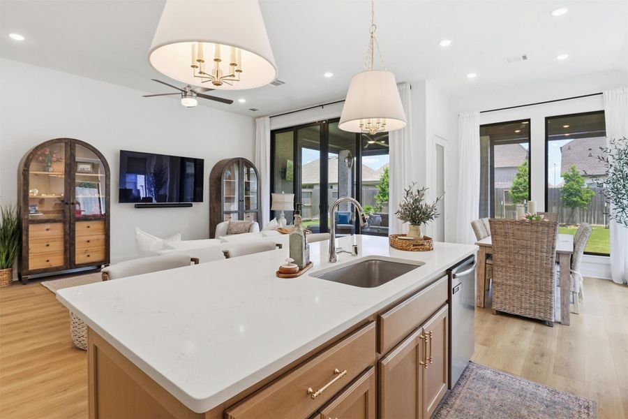 Furnished interior view inside a new home in , Brookshire (Image 41).