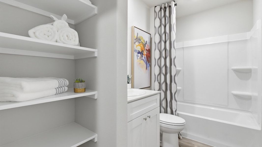 Furnished interior view inside a new home in Townes Landing, Fort Worth (Image 30).