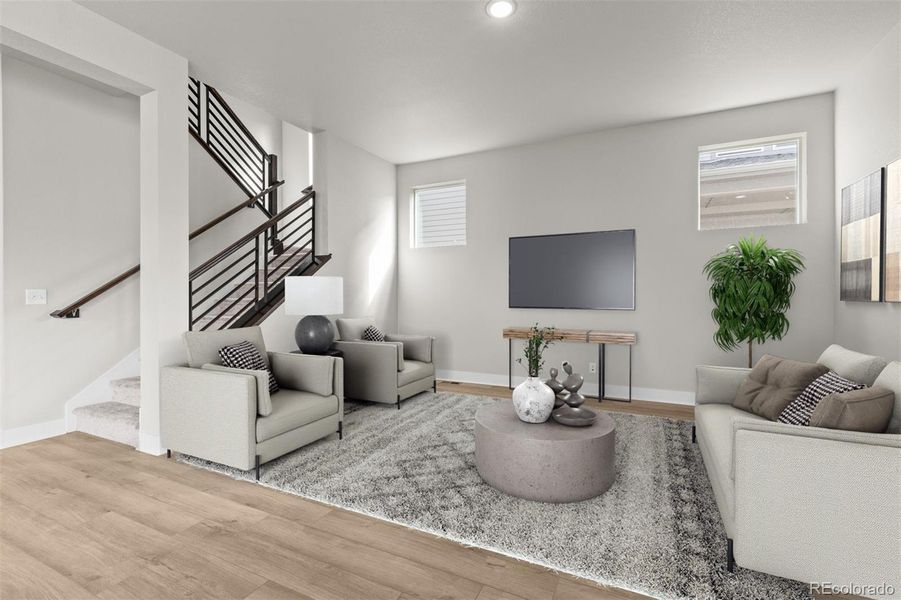 Furnished interior view inside a new home in , Aurora (Image 4).