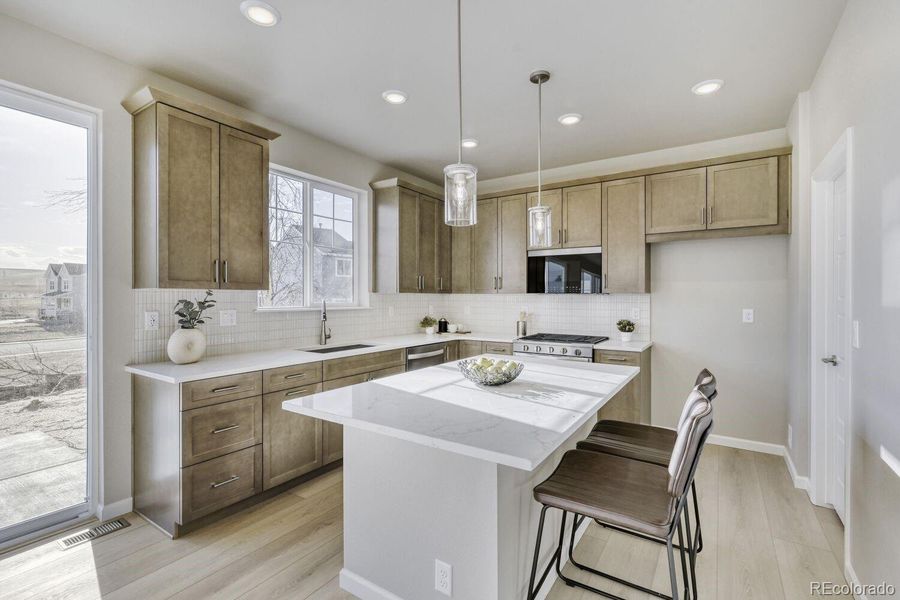 Furnished interior view inside a new home in , Superior (Image 27).
