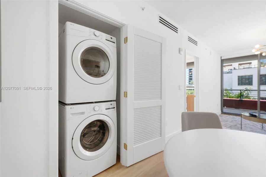 Furnished interior view inside a new home in , Miami (Image 30).