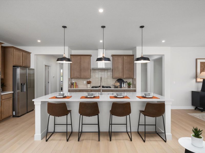 Furnished interior view inside a new home in Jackson Creek, Monument (Image 11).