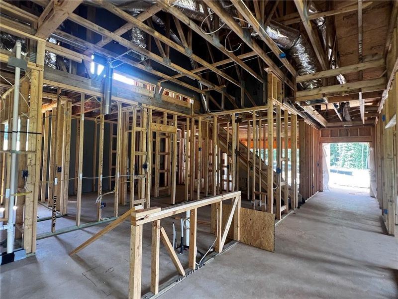 In-progress construction of a new home in , Canton, GA (Image 40).