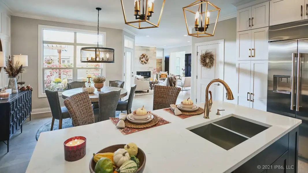 Representative furnished interior of a home built from the Palazzo by Epcon Communities in The Courtyards by The Manor, Alpharetta (Image 11).