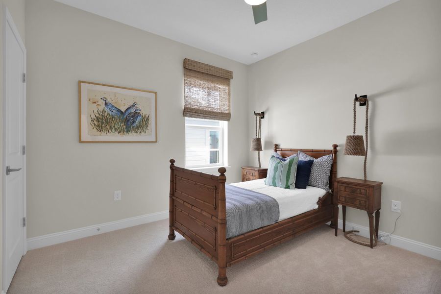 Representative furnished interior of a home built from the Sawyer by Riverside Homes in Mariposa at EverRange, Jacksonville (Image 20).