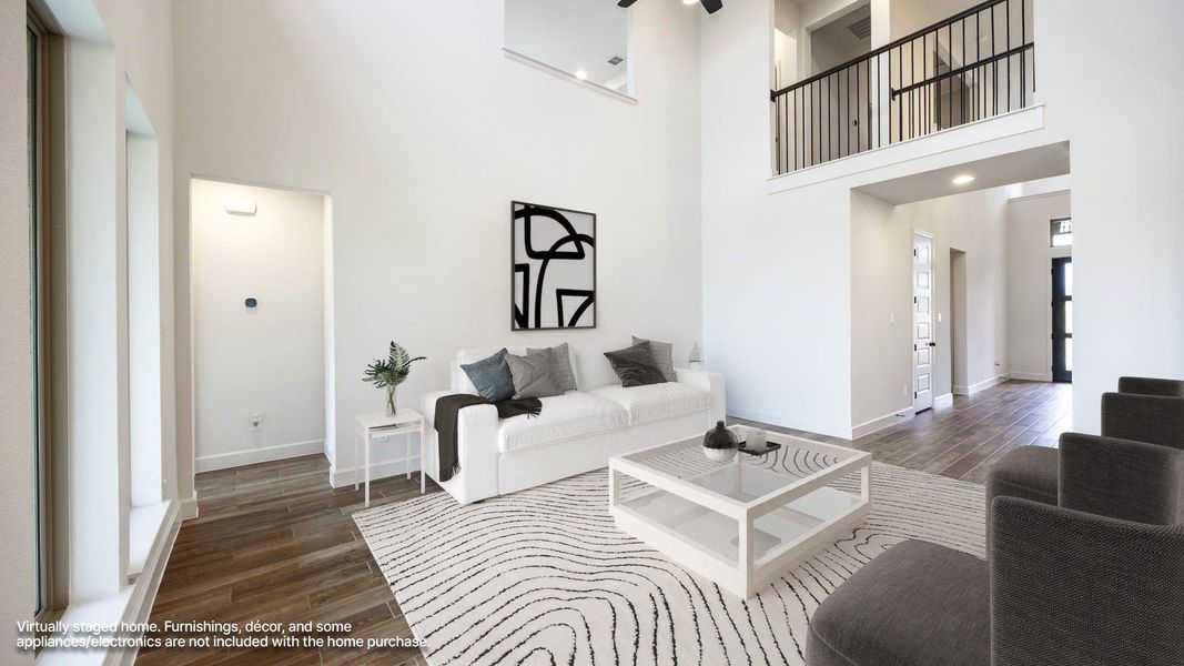 Furnished interior view inside a new home in Santa Rita Ranch - Tierra Rosa, Liberty Hill (Image 8).