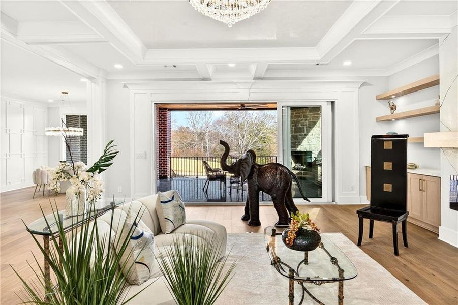 Furnished interior view inside a new home in , Buford (Image 14). Furnished interior view inside a new home in , Buford (Image 14).