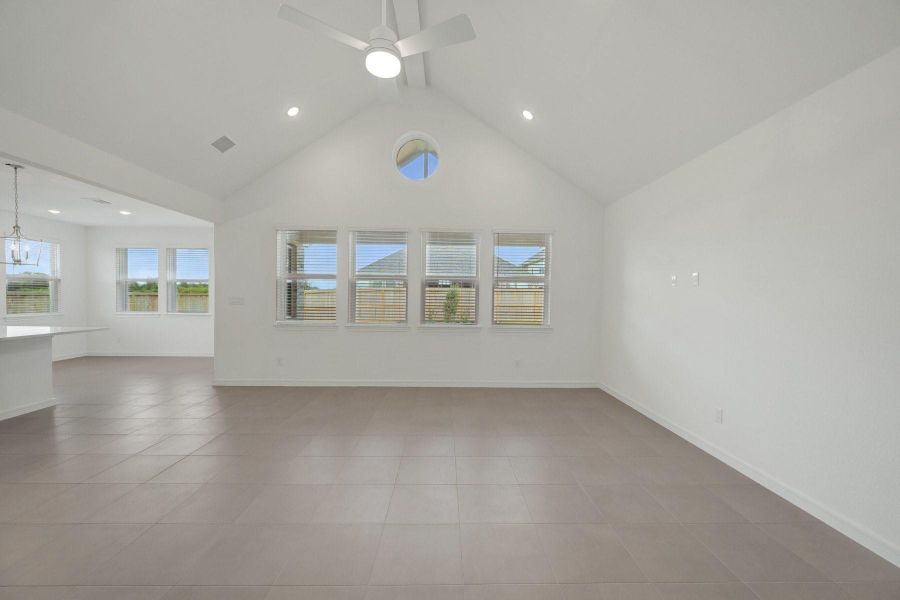 Impressive great room with high ceilings Impressive great room with high ceilings