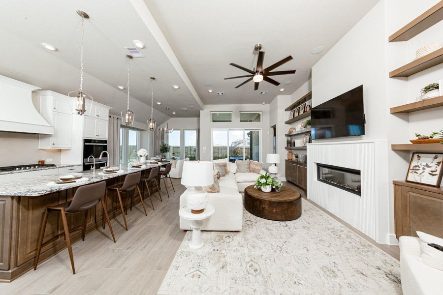 Representative model home photos shown for illustrative purposes only. Actual home, features, and finishes may vary. Home is currently under construction.