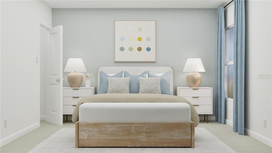 Furnished interior view inside a new home in , Clermont (Image 16).