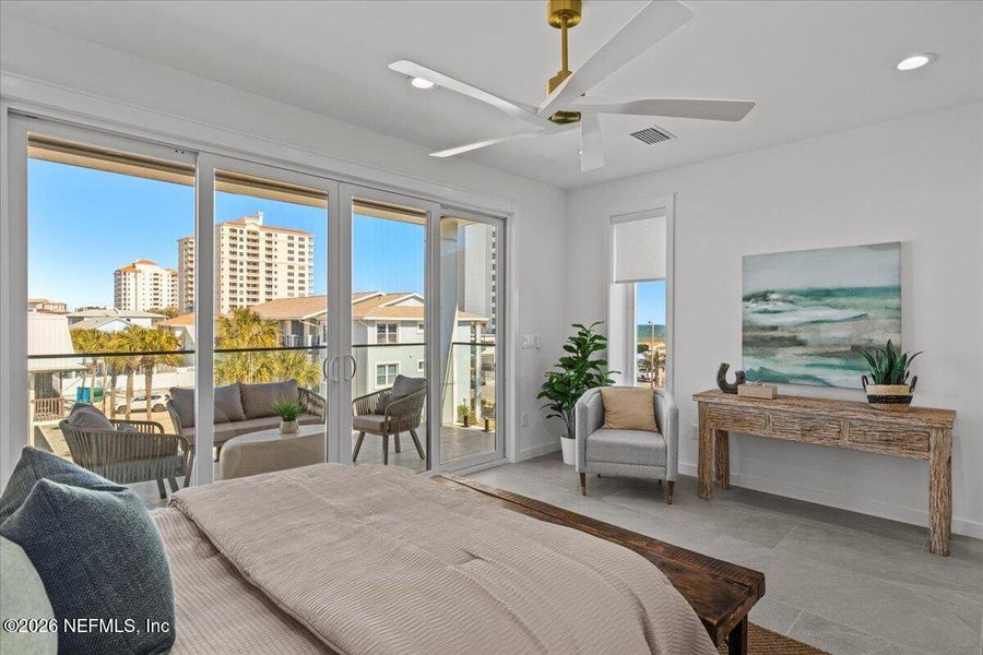 Furnished interior view inside a new home in , Jacksonville Beach (Image 42).